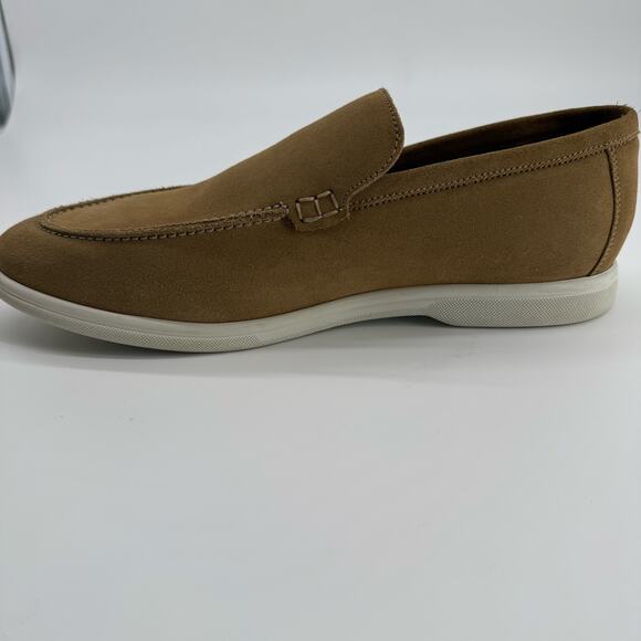 Allen Edmonds Tan Suede Slip On Payton Loafers Mens Sz 11.5 - Picture 4 of 9